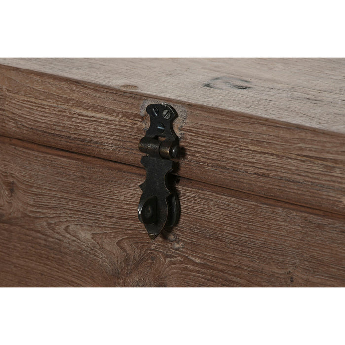 Home ESPRIT Chest Brown Black Natural Wood 46 x 31 x 31 cm