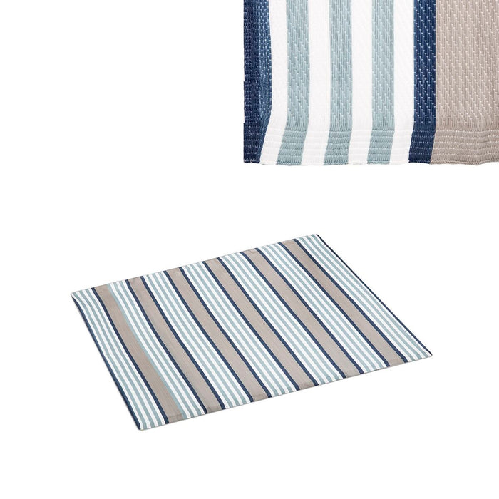 Symi Outdoor Rug Grey Beige Brown Polypropylene
