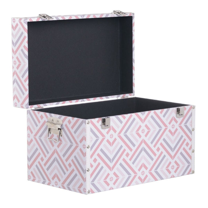 Juego de Baúles 51 x 31 x 32 cm PVC DMF (2 Piezas)