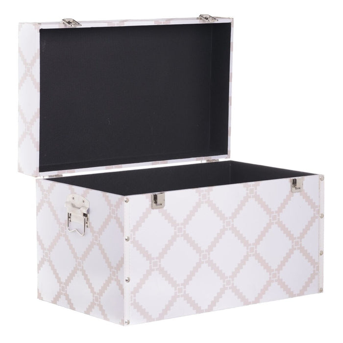 Trunk Set 51 x 31 x 32 cm PVC DMF (2 Pieces)