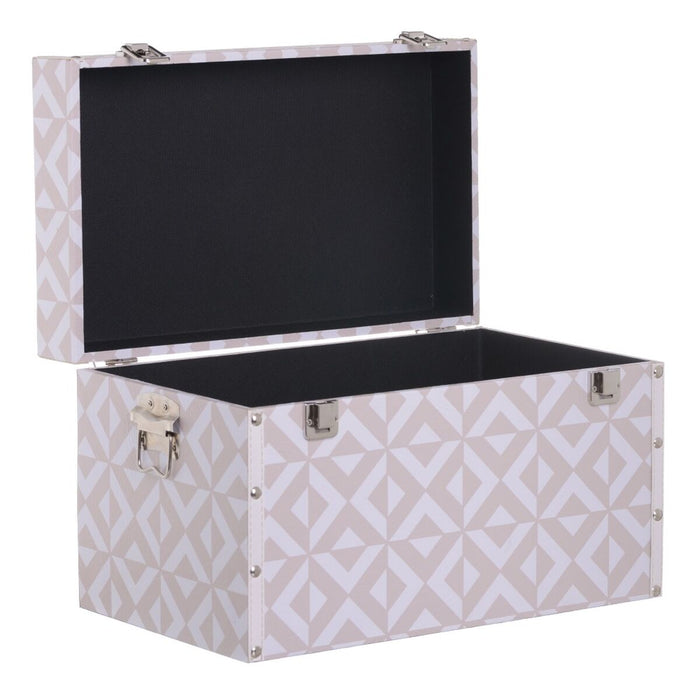 Trunk Set 51 x 31 x 32 cm PVC DMF (2 Pieces)