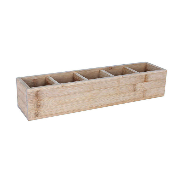 Viejo Valle Bamboo Cutlery Organizer 39 x 10 x 8 cm (3 Units)