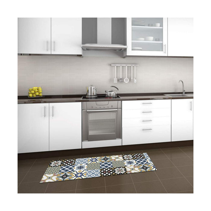 Alfombra vinílica Stor Planet Hidráulico Azul 50 x 140 cm