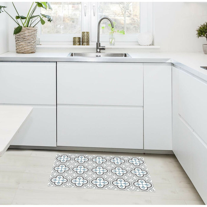 Alfombra vinílica Stor Planet Croma Hidra Gris 100 % PVC (45 x 75 cm)