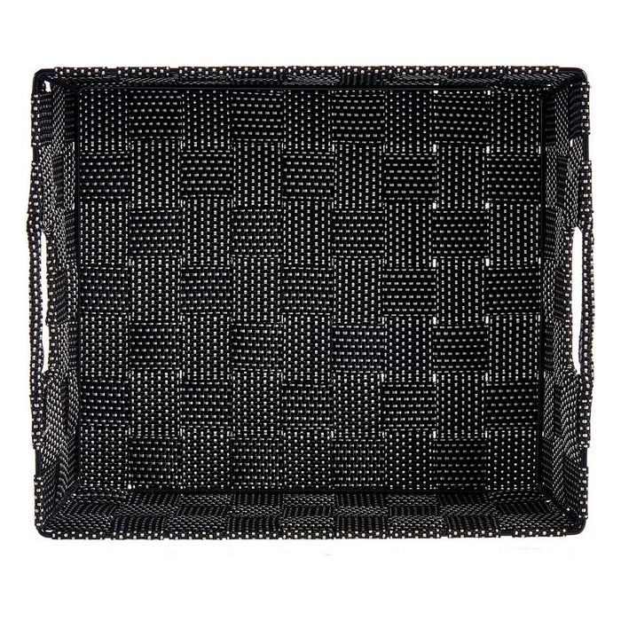 Cesta Negro Tela 23 x 8 x 27 cm