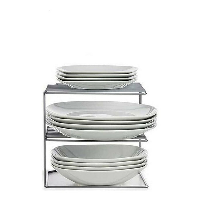 Estantería Plateado Metal Acero Inoxidable 22,5 x 20,5 x 22,5 cm (22,5 x 20,5 x 22,5 cm)