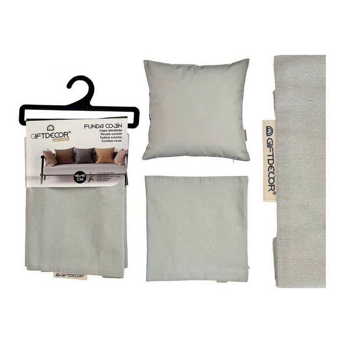 Cushion cover Grey Light grey 45 x 0.5 x 45 cm 60 x 0.5 x 60 cm