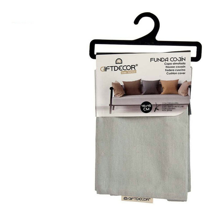 Cushion cover Grey Light grey 45 x 0.5 x 45 cm 60 x 0.5 x 60 cm