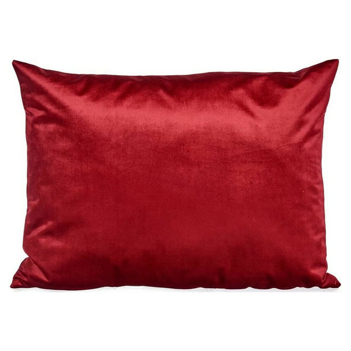 Red Velvet Polyester Cushion (45 x 15 x 60 cm)