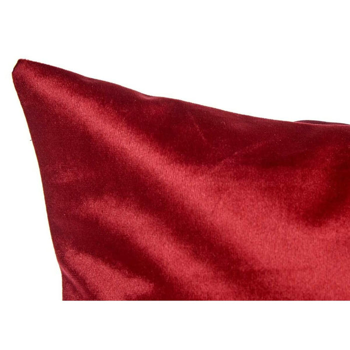 Red Velvet Polyester Cushion (45 x 15 x 60 cm)