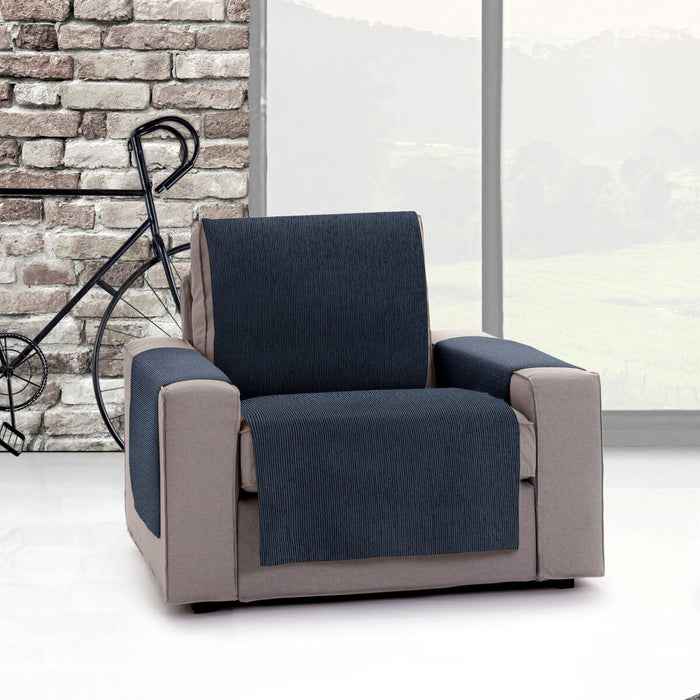 Eysa MID Blue Sofa Cover 100 x 110 x 55 cm