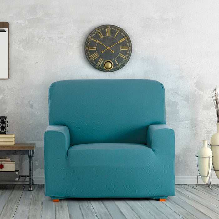 Eysa BRONX armchair cover in emerald green, 70 x 110 x 110 cm