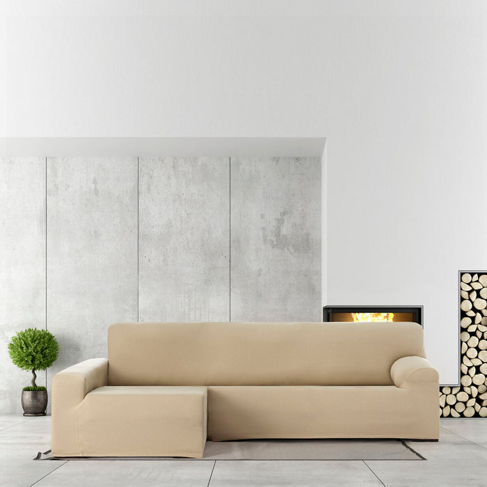 Eysa Bronx Beige 170 x 110 x 310 cm long left arm chaise longue cover