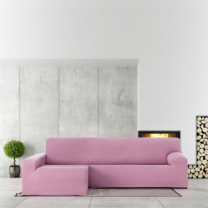 Eysa Bronx Pink Chaise Longue Cover with Left Long Arm 170 x 110 x 310 cm
