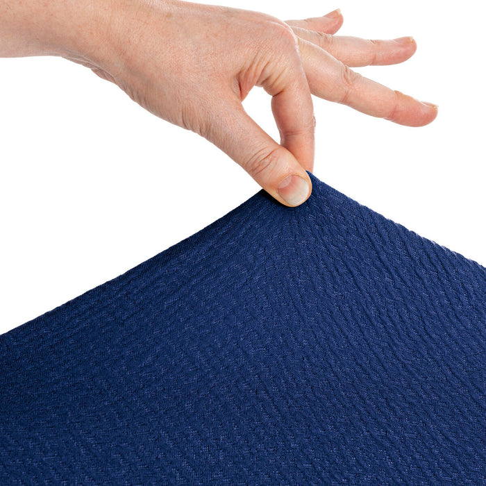 Eysa Bronx Blue Chaise Longue Cover with Left Arms, 170 x 110 x 310 cm