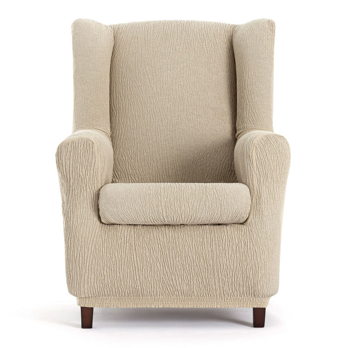 Eysa TROYA armchair cover, white, 80 x 100 x 90 cm