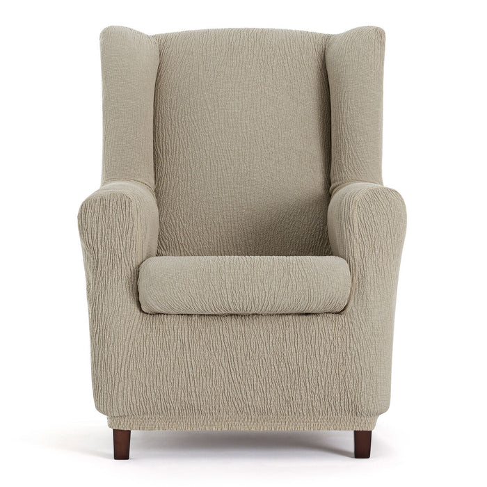 Eysa TROYA armchair cover, light brown, 80 x 100 x 90 cm