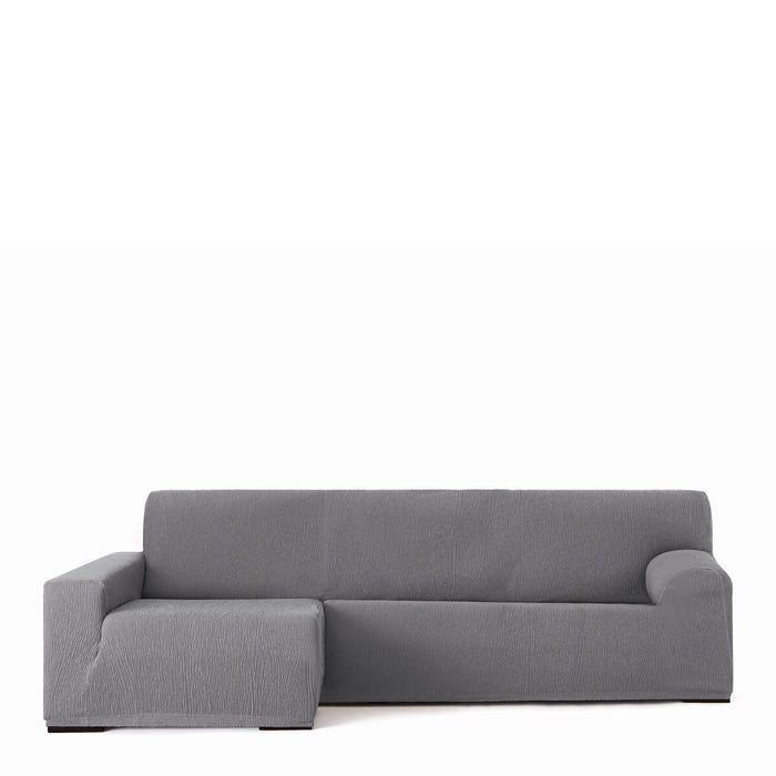 Eysa TROYA Grey Chaise Longue Cover with Left Arms, 170 x 110 x 310 cm