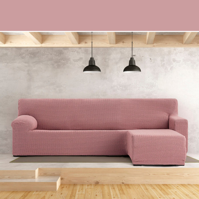Eysa JAZ Pink Short Arm Chaise Longue Cover 120 x 120 x 360 cm