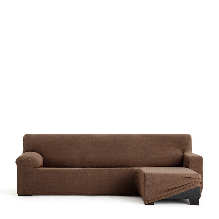Eysa JAZ Brown Short Arm Chaise Longue Cover, Right, 120 x 120 x 360 cm