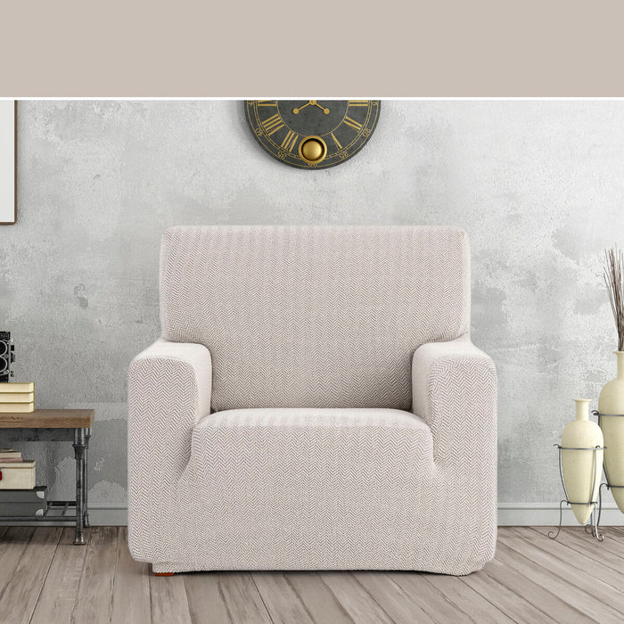 Eysa JAZ armchair cover White 70 x 120 x 130 cm