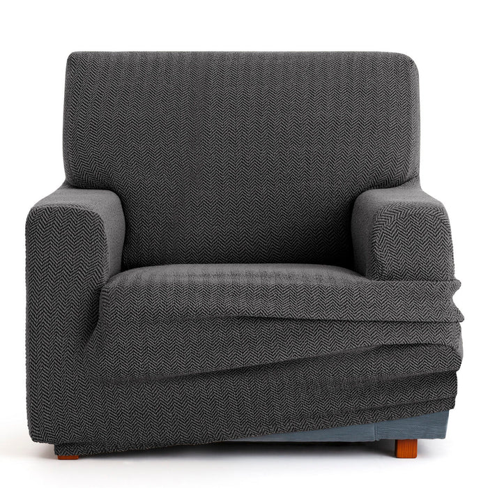 Eysa JAZ armchair cover Dark grey 70 x 120 x 130 cm