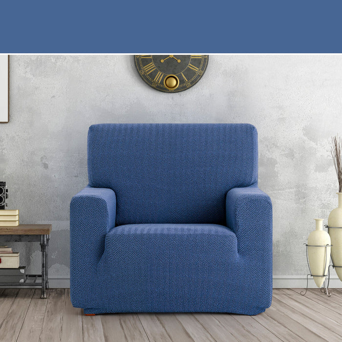 Eysa JAZ armchair cover Blue 70 x 120 x 130 cm