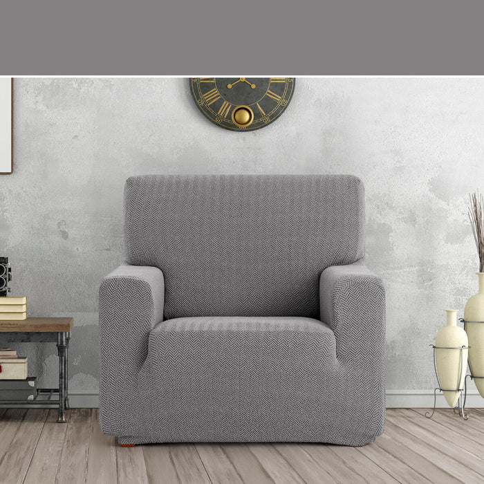 Eysa JAZ armchair cover Grey 70 x 120 x 130 cm