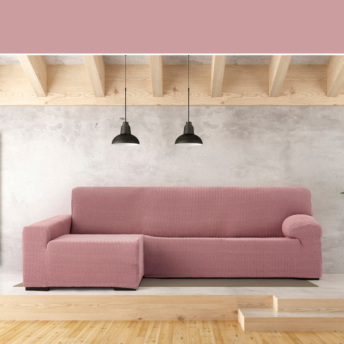 Eysa JAZ Pink Long Arm Chaise Longue Cover, Left, 180 x 120 x 360 cm