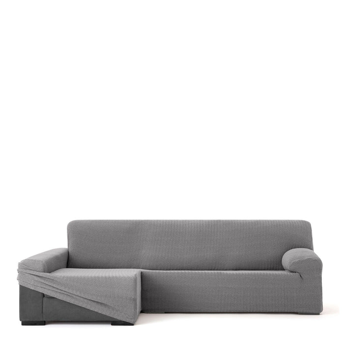 Eysa JAZ Grey Long Arm Chaise Longue Cover, Left, 180 x 120 x 360 cm