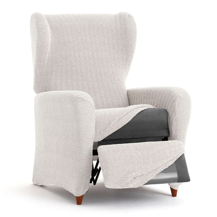 Eysa JAZ armchair cover, white, 90 x 120 x 85 cm
