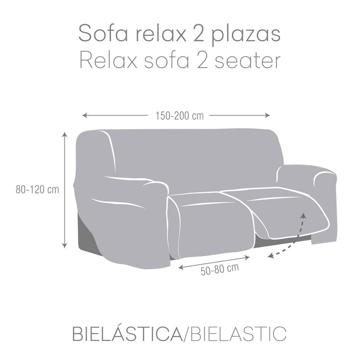 Eysa JAZ Gray Sofa Cover 70 x 120 x 200 cm