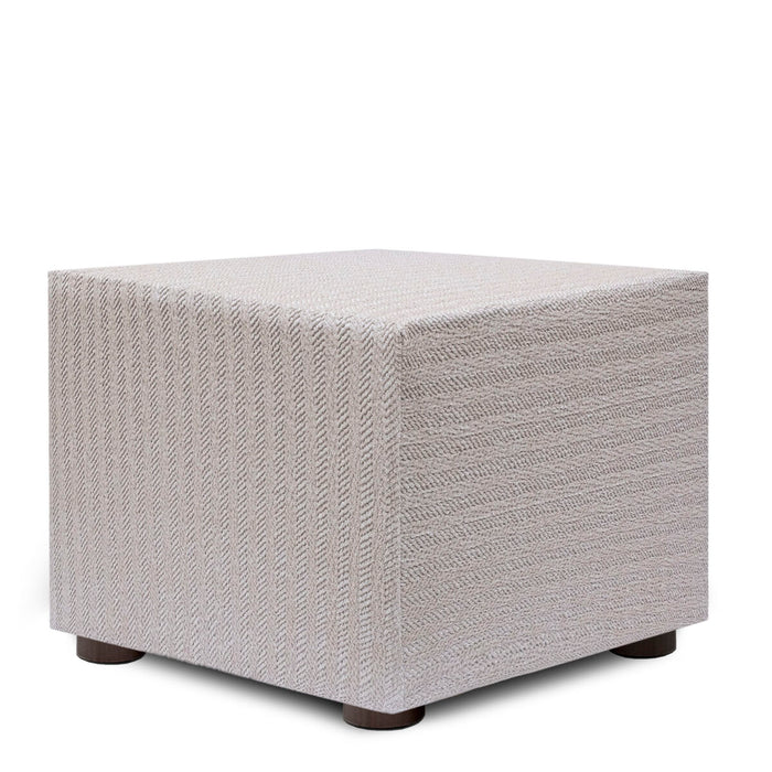 Eysa JAZ Beige pouf cover 65 x 65 x 65 cm