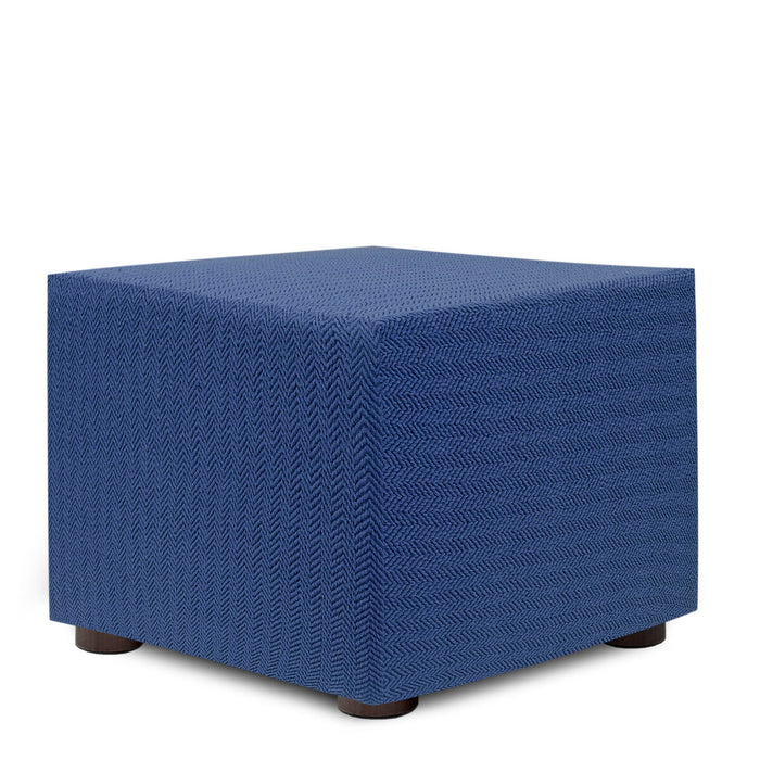 Eysa JAZ Blue pouf cover 65 x 65 x 65 cm