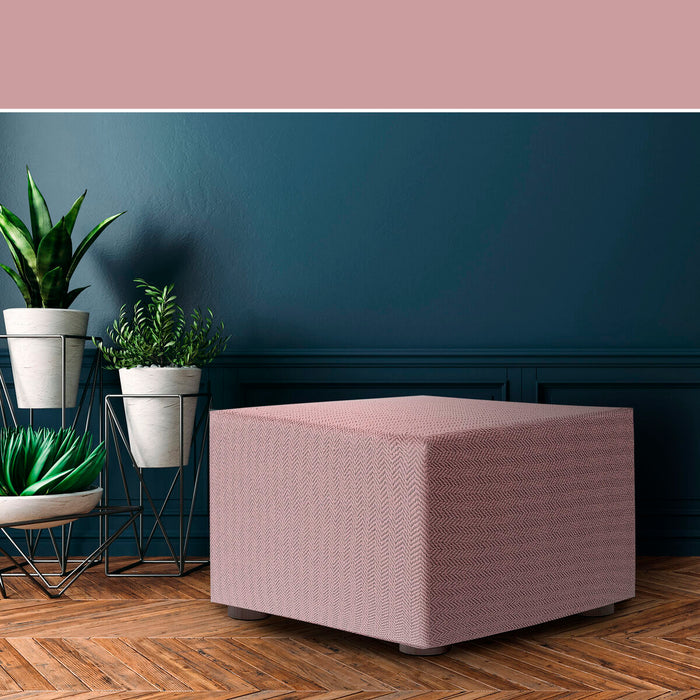 Eysa JAZ Pink pouf cover 100 x 65 x 100 cm
