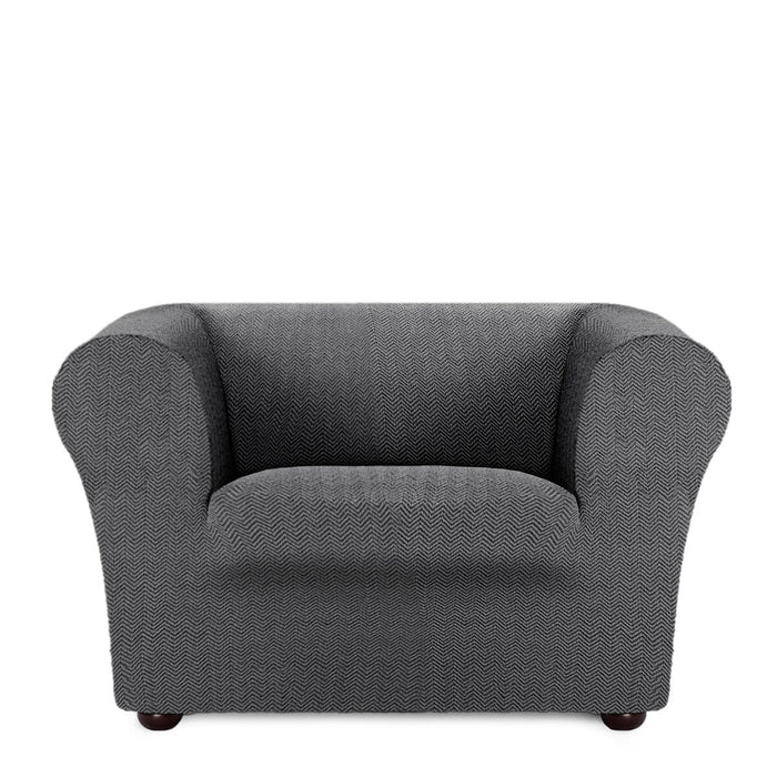 Eysa JAZ armchair cover Dark grey 110 x 100 x 130 cm