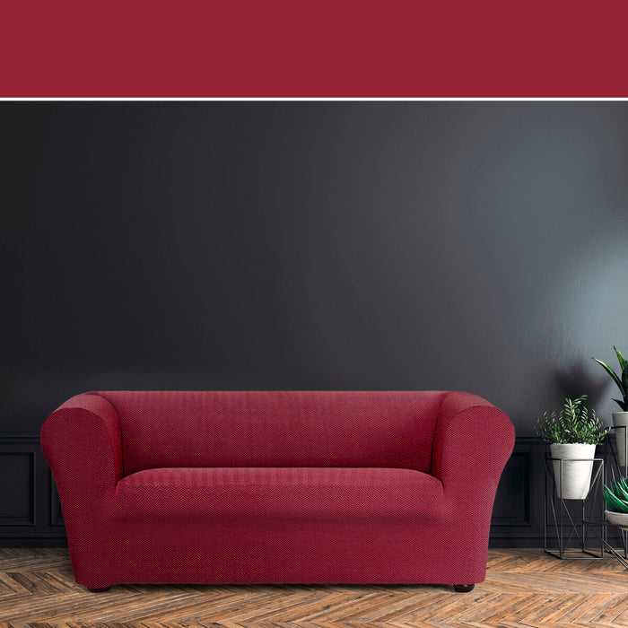 Eysa JAZ Bordeaux Sofa Cover 110 x 100 x 230 cm