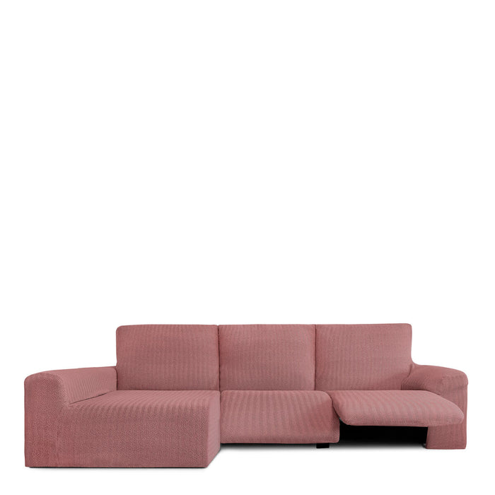 Eysa JAZ Pink Long Arm Chaise Longue Cover, Left, 180 x 120 x 360 cm