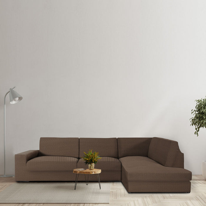 Eysa JAZ Brown Sofa Cover 110 x 120 x 500 cm
