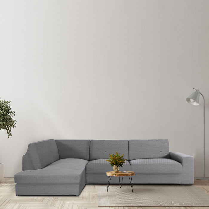 Eysa JAZ Gray Sofa Cover 110 x 120 x 500 cm