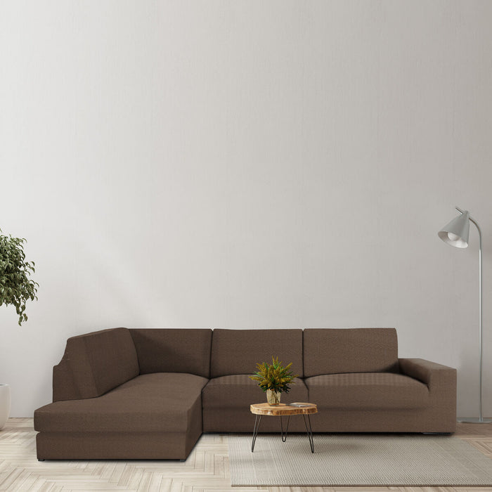 Eysa JAZ Brown Sofa Cover 110 x 120 x 500 cm
