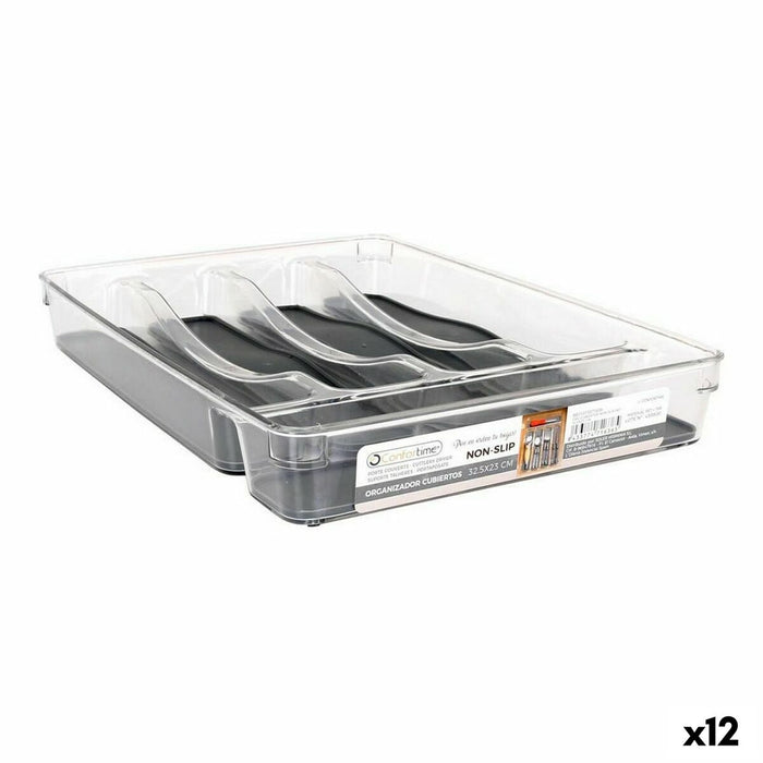 Confortime Non Slip Pet Cutlery Organizer 32.5 x 23 x 4.5 cm (12 Units)
