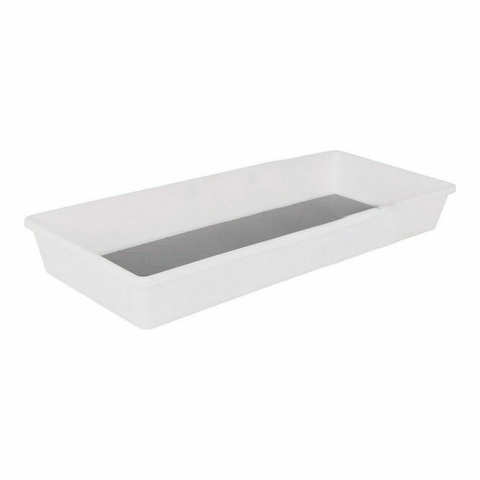 Confortime Non-Slip Drawer Organizer White 40 x 17 x 5 cm (24 Units)