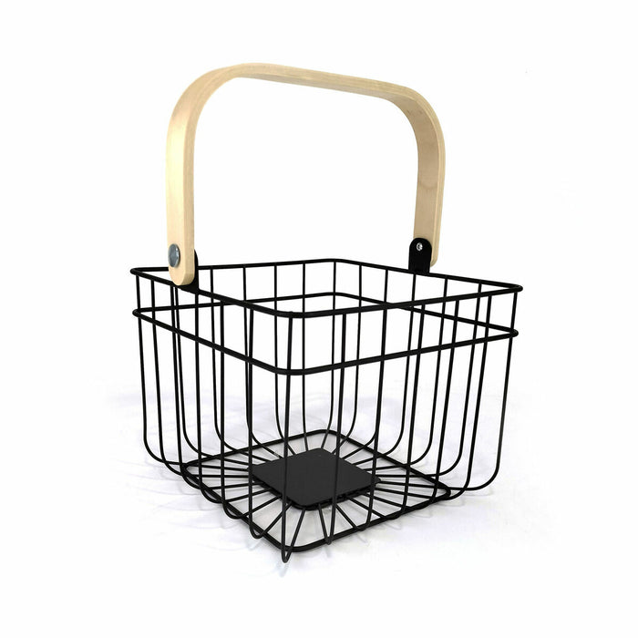 Quttin Rustic Multipurpose Basket 4 mm 28 x 26.5 x 22 cm (12 Units)