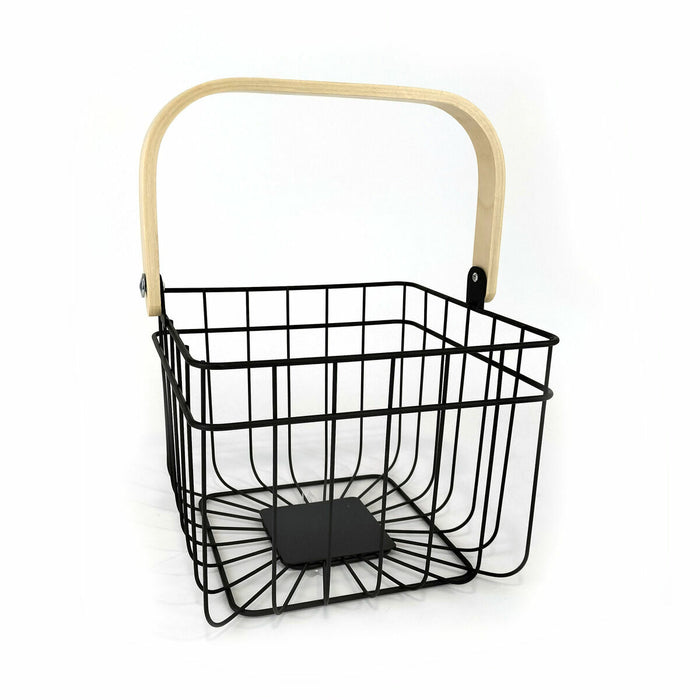 Quttin Rustic Multipurpose Basket 4 mm 28 x 26.5 x 22 cm (12 Units)