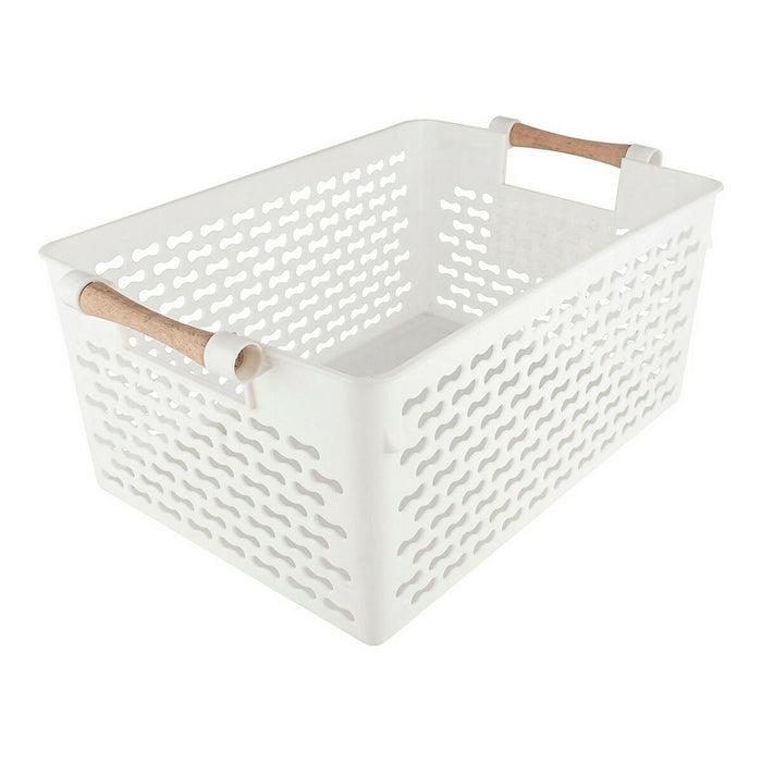 Confortime Multipurpose Wooden Basket (32 x 23 x 15 cm)