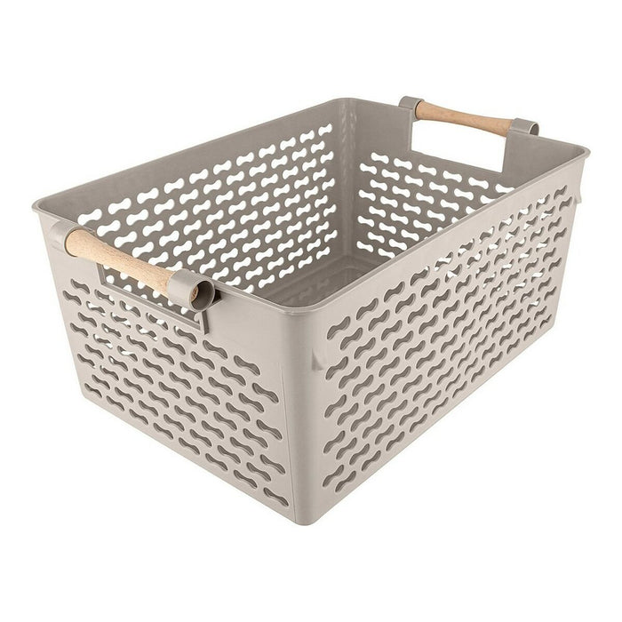 Confortime Multipurpose Wooden Basket (32 x 23 x 15 cm)