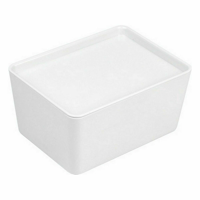 Confortime Stackable Organizer Box with Lid 17.5 x 13 x 8.5 cm (12 Units)