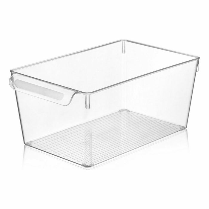 Transparent Quttin Multipurpose Box 20 x 32.5 x 14 cm (12 Units)
