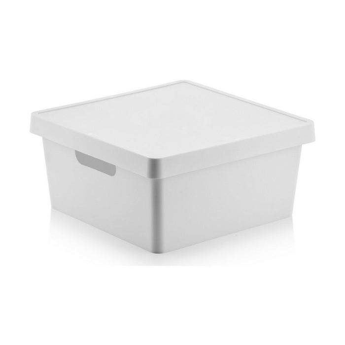 Confortime Square Storage Box with Lid 10 L